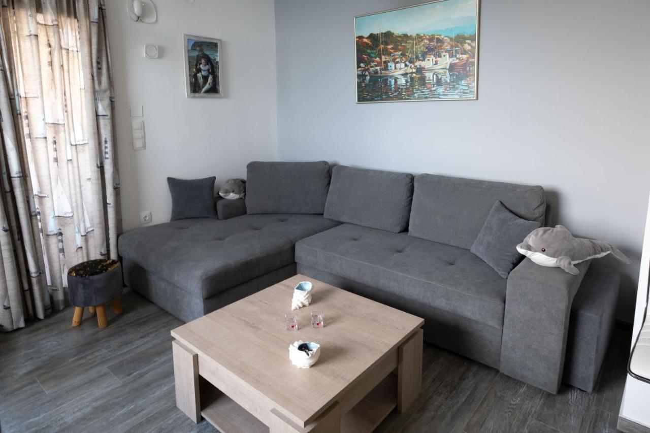 Seaside Flat With Hydromassage Leilighet Mókhlos Eksteriør bilde